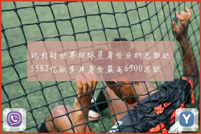 比利时世界杯球员身价分析总额达5582亿欧多库身价最高6500万欧